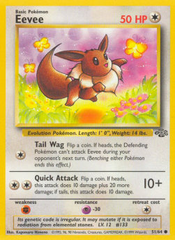 Eevee - Jungle (Common) [JU-51] Hover Image