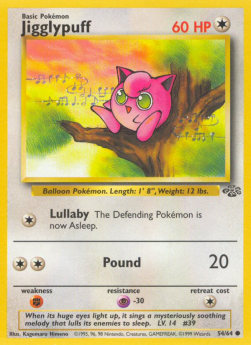 Jigglypuff - Jungle (Common) [JU-54] Immagine principale del prodotto