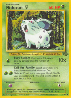 Nidoran ♀ - Jungle (Common) [JU-57] Immagine principale del prodotto