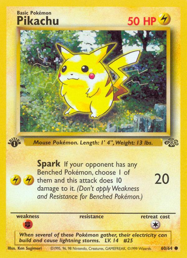 Pikachu - Jungle (Common) [JU-60] Image principale du produit