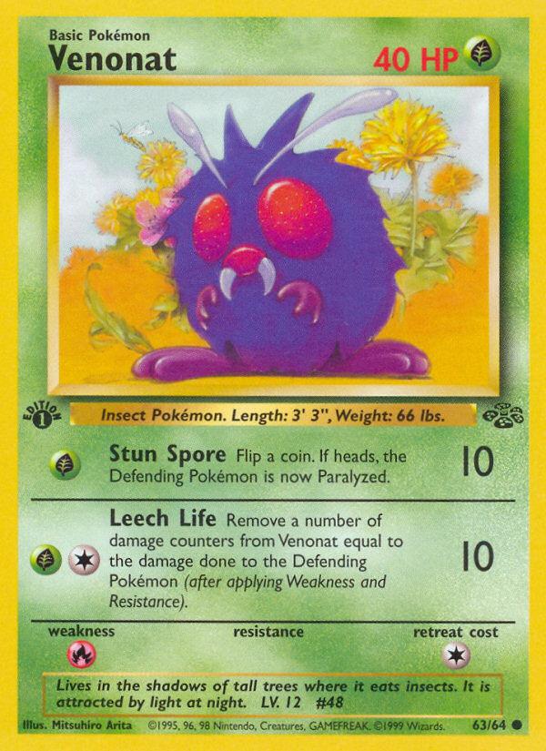 Venonat - Jungle (Common) [JU-63] Imagen principal del producto