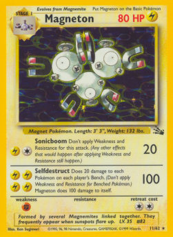 Magneton - Fossil (Holo Rare) [FO-11] Imagen principal del producto