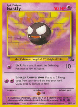 Gastly - Fossil (Uncommon) [FO-33] Hover Image