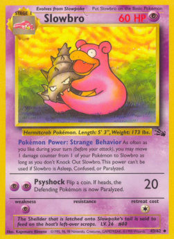 Slowbro - Fossil (Uncommon) [FO-43] Hauptbild