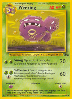 Weezing - Fossil (Uncommon) [FO-45]
