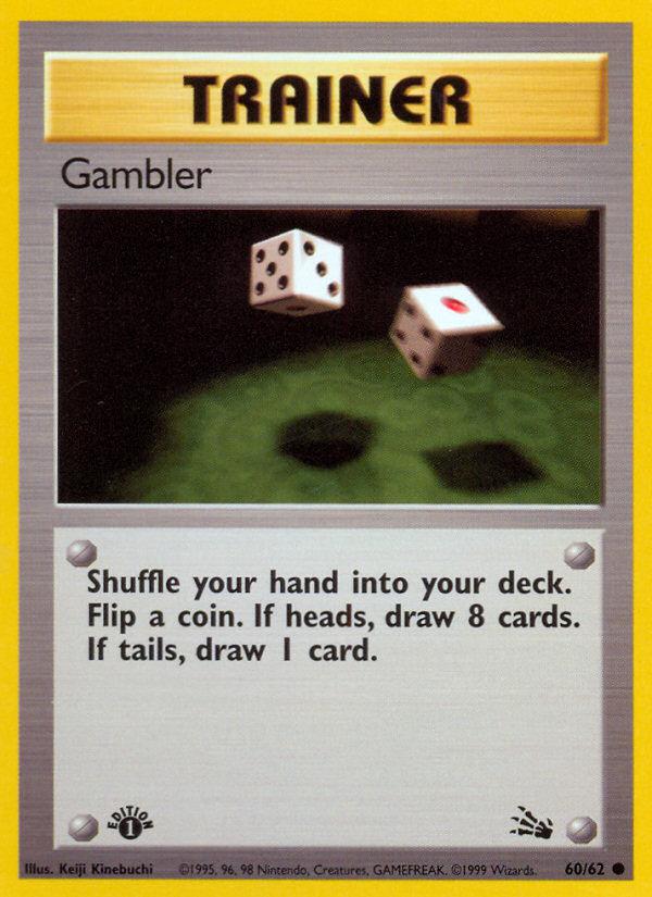 Gambler - Fossil (Common) [FO-60] Hoofdafbeelding