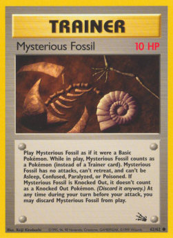 Mysterious Fossil - Fossil (Common) [FO-62] Imagen principal del producto