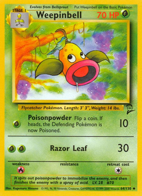 Weepinbell - Base Set 2 (Uncommon) [B2-64] Image principale du produit