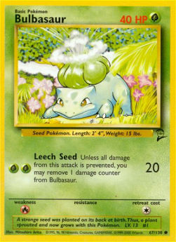 Bulbasaur - Base Set 2 (Common) [B2-67] Immagine principale del prodotto