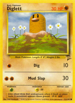 Diglett - Base Set 2 (Common) [B2-71] Immagine principale del prodotto