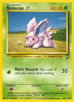 Nidoran - Base Set 2 (Common) [B2-83] Immagine principale del prodotto