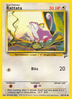 Rattata - Base Set 2 (Common) [B2-89] Hover Image