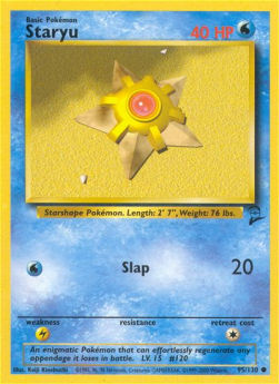 Staryu - Base Set 2 (Common) [B2-95] Immagine principale del prodotto
