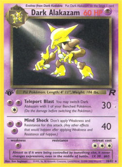 Dark Alakazam - Team Rocket (Rare) [TR-18] Imagen principal del producto