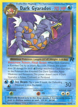 Dark Gyarados - Team Rocket (Rare) [TR-25] Hover Image