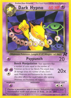 Dark Hypno - Team Rocket (Rare) [TR-26] Hauptbild