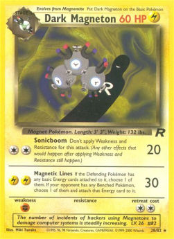 Dark Magneton - Team Rocket (Rare) [TR-28] Imagen principal del producto