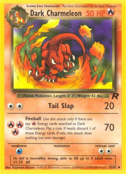 Dark Charmeleon - Team Rocket (Uncommon) [TR-32] Imagen principal del producto