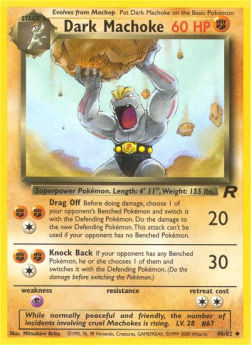 Dark Machoke - Team Rocket (Uncommon) [TR-40] Hover Image