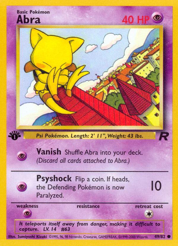 Abra - Team Rocket (Common) [TR-49] Immagine principale del prodotto