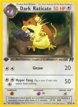 Dark Raticate - Team Rocket (Common) [TR-51] Hauptbild
