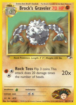 Brock's Graveler - Gym Heroes (Uncommon) [GH-40]