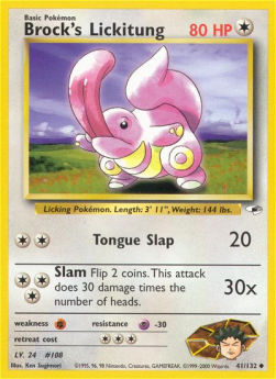 Brock's Lickitung - Gym Heroes (Uncommon) [GH-41] Hover Image