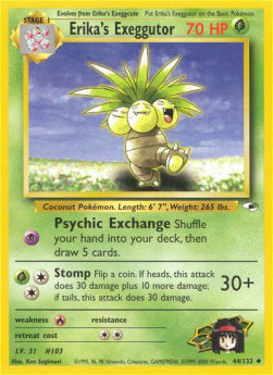 Erika's Exeggutor - Gym Heroes (Uncommon) [GH-44] Hover Image