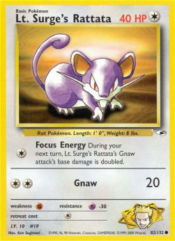 Lt. Surge's Rattata Main image