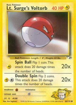 Lt. Surge's Voltorb - Gym Heroes (Common) [GH-84] Hauptbild