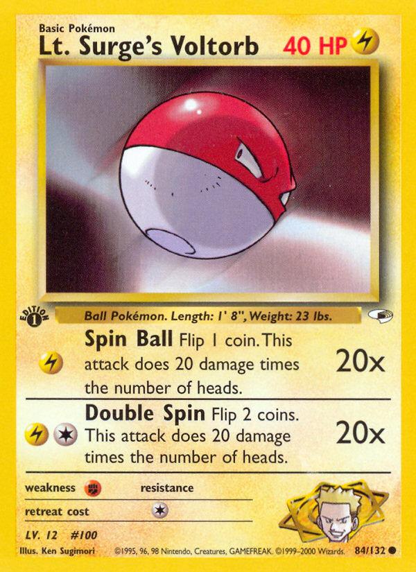 Lt. Surge's Voltorb - Gym Heroes (Common) [GH-84] Hoofdafbeelding