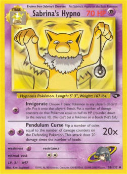 Sabrina's Hypno - Gym Challenge (Uncommon) [GC-56] Hover Image