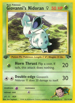 Giovanni's Nidoran - Gym Challenge (Common) [GC-75] Immagine principale del prodotto