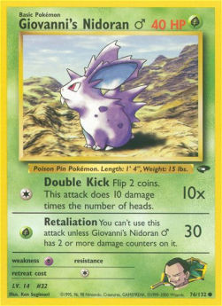 Giovanni's Nidoran - Gym Challenge (Common) [GC-76] Immagine principale del prodotto