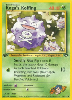 Koga's Koffing - Gym Challenge (Common) [GC-79] Immagine principale del prodotto