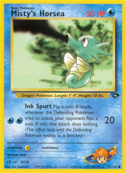 Misty's Horsea - Gym Challenge (Common) [GC-87] Immagine principale del prodotto
