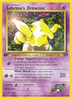 Sabrina's Drowzee - Gym Challenge (Common) [GC-95] Hover Image