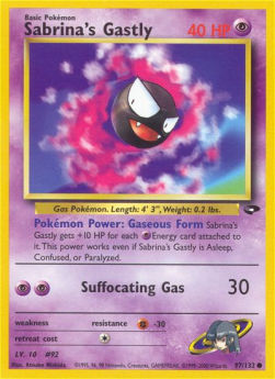 Sabrina's Gastly - Gym Challenge (Common) [GC-97] Hover Image