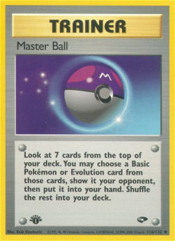 Master Ball - Gym Challenge (Uncommon) [GC-116] Hover Image
