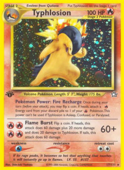 Typhlosion - Neo Genesis (Holo Rare) [NG-17] Hover Image