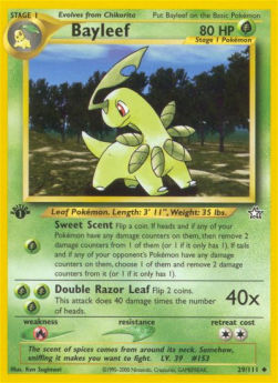 Bayleef - Neo Genesis (Uncommon) [NG-29] Hover Image