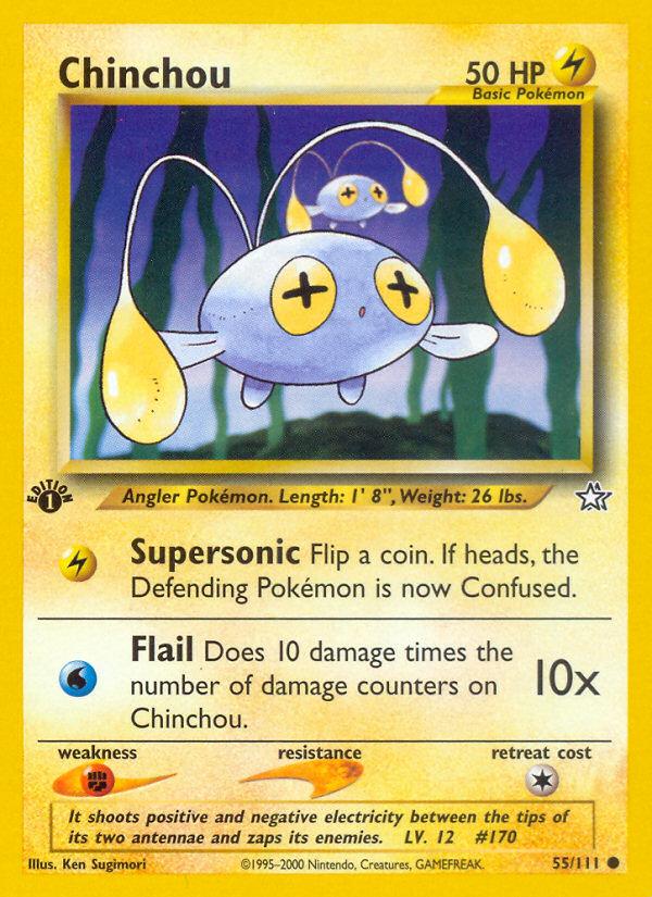 Chinchou - Neo Genesis (Common) [NG-55] Image principale du produit