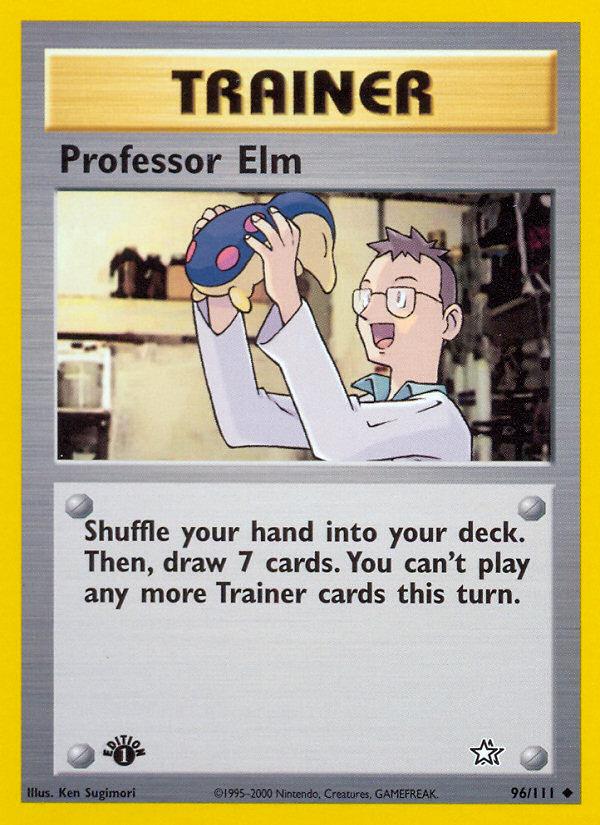 Professor Elm - Neo Genesis (Uncommon) [NG-96] Image principale du produit
