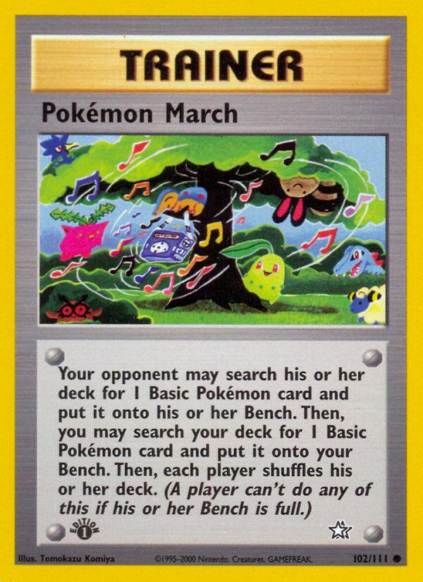 Pokémon March - Neo Genesis (Common) [NG-102] Image principale du produit