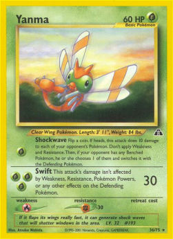 Yanma - Neo Discovery (Rare) [NDI-36] Hover Image