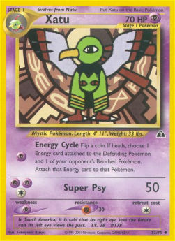 Xatu - Neo Discovery (Uncommon) [NDI-52] Immagine principale del prodotto