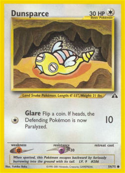 Dunsparce - Neo Discovery (Common) [NDI-54] Immagine principale del prodotto