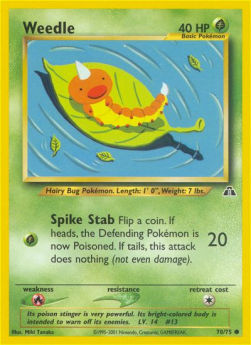Weedle - Neo Discovery (Common) [NDI-70] Immagine principale del prodotto