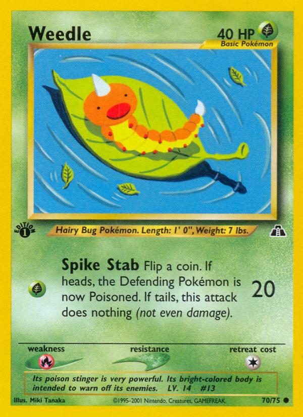 Weedle - Neo Discovery (Common) [NDI-70] Image principale du produit