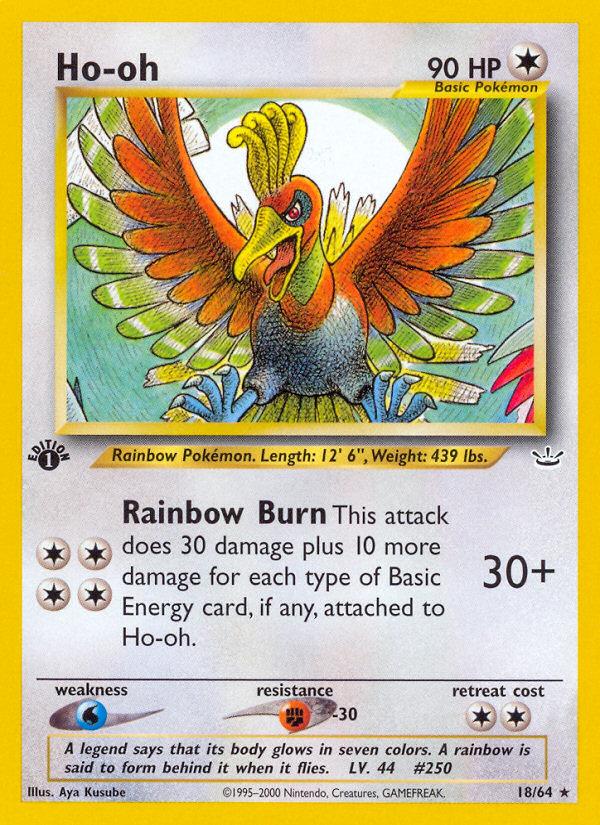 Ho-Oh - Neo Revelation (Rare) [NR-18] Image principale du produit